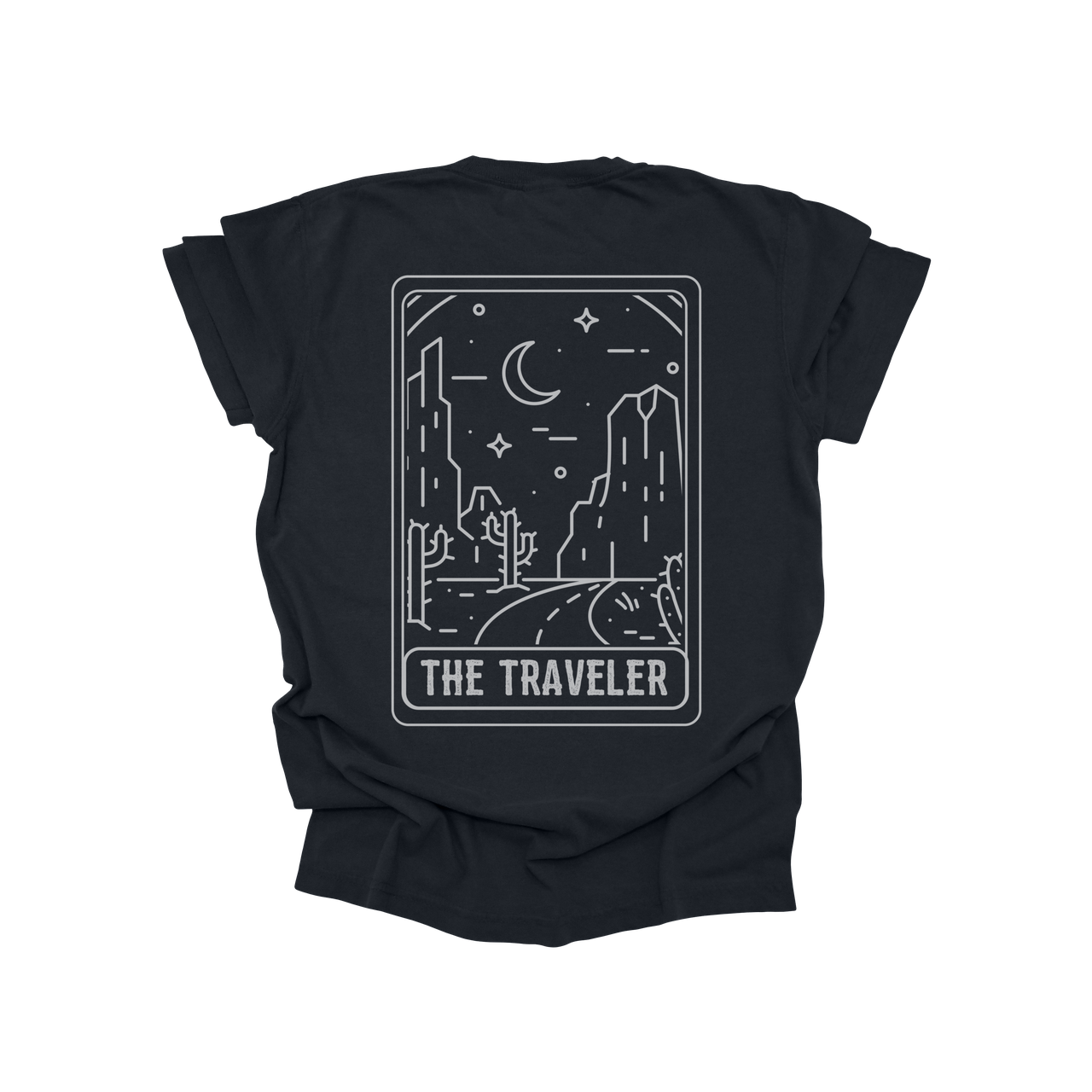 The Traveler Tarot Card - (Front and Back Design)
