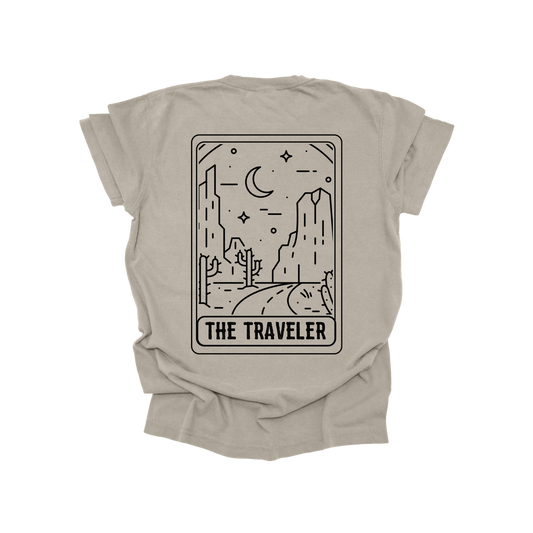 The Traveler Tarot Card - (Front and Back Design)