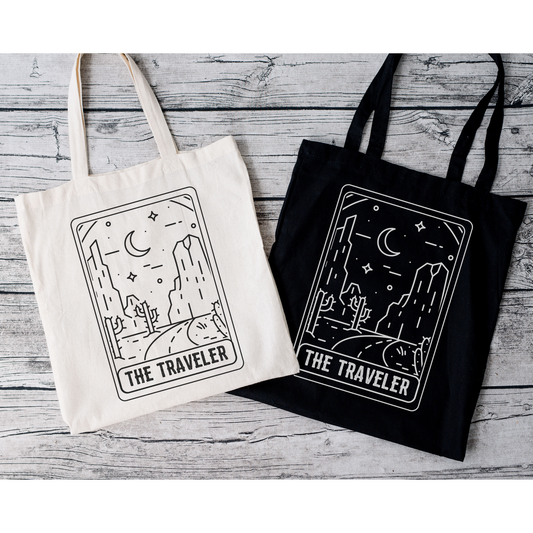 The Traveler Tarot Card - Canvas Bag